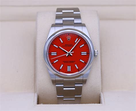 rolex oyster red face|rolex oyster chronometer watches price.